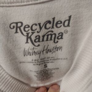 Recycled Karma Whitney Houston Burnout Sweatshirt
